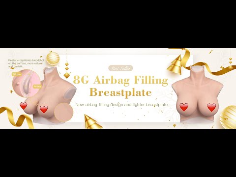 B-H Cup Oil-Free Breast Forms Capillaries 8th Generation