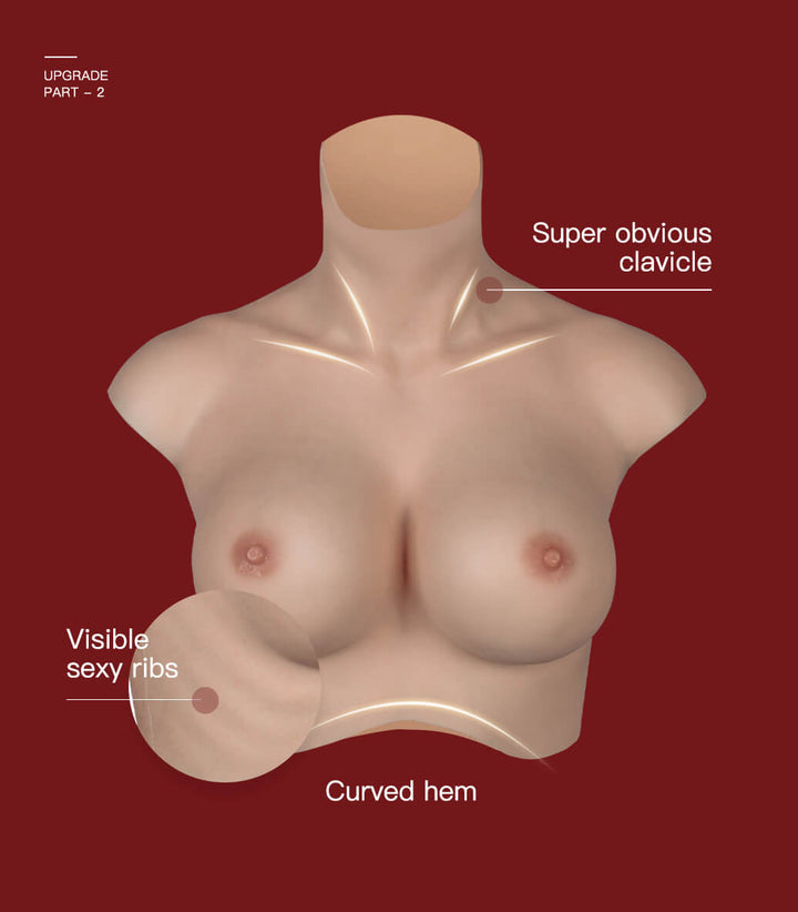 B-H CUP Realistic Silicone Breast Forms 7G