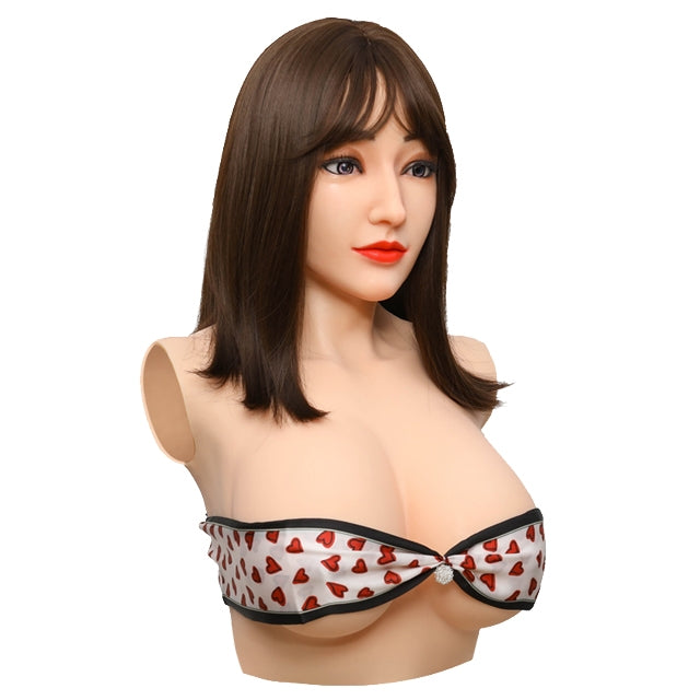 Alice with Breast Female Silicone Head Mask 7G