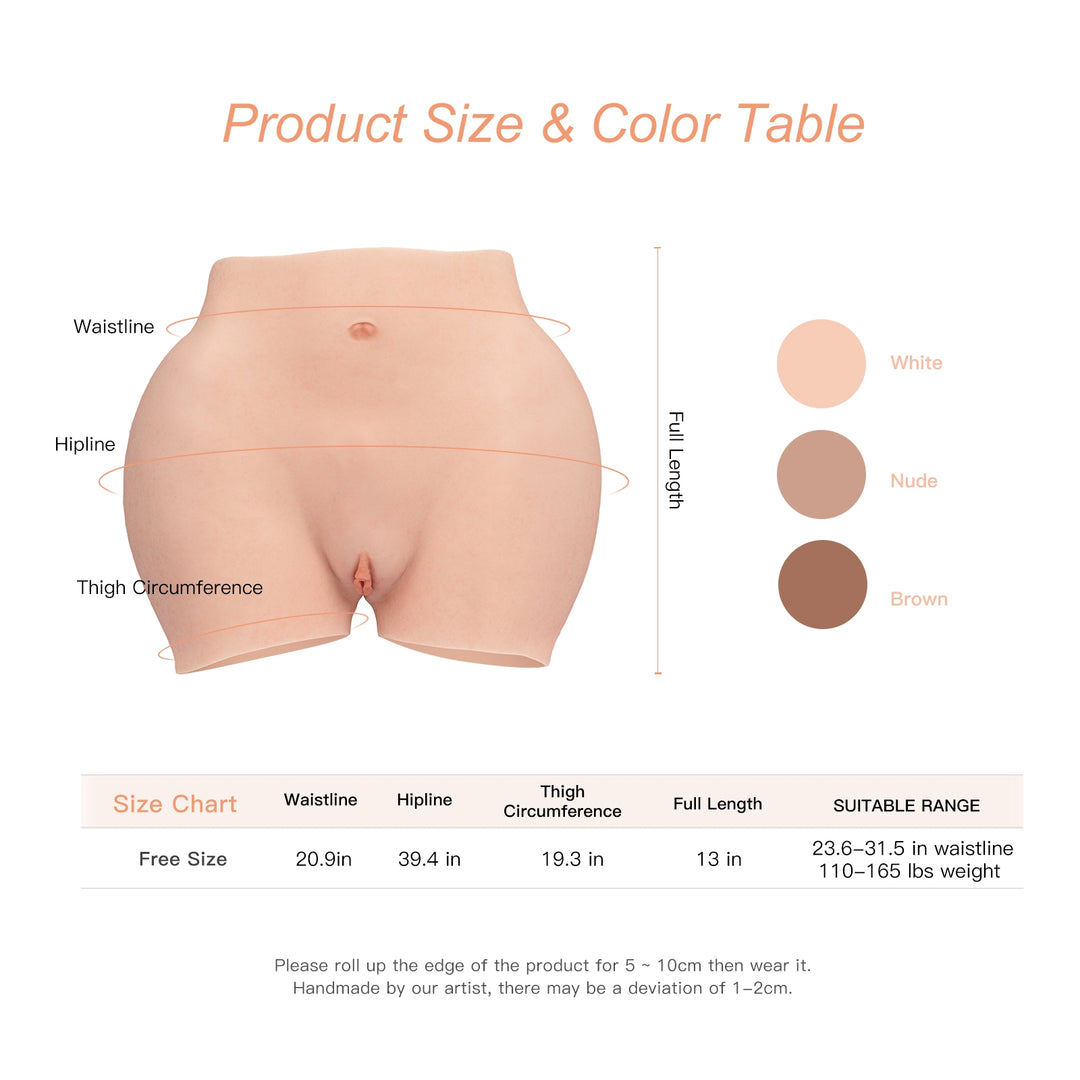 Silicone Panty Hip Enhancer Body Shaper Buttocks 8G