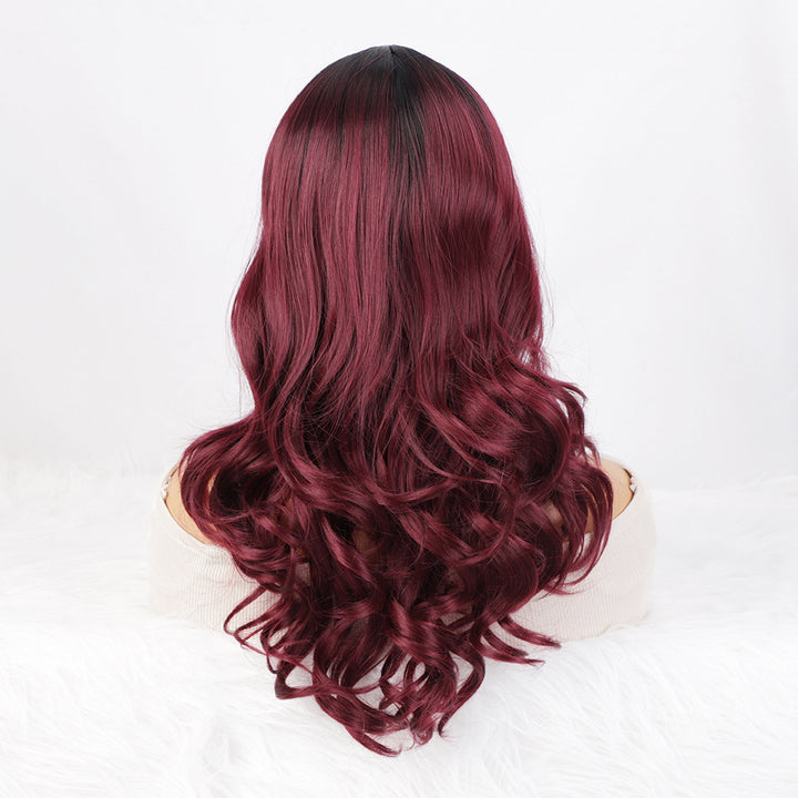 Wig Long Curly Synthetic Hair
