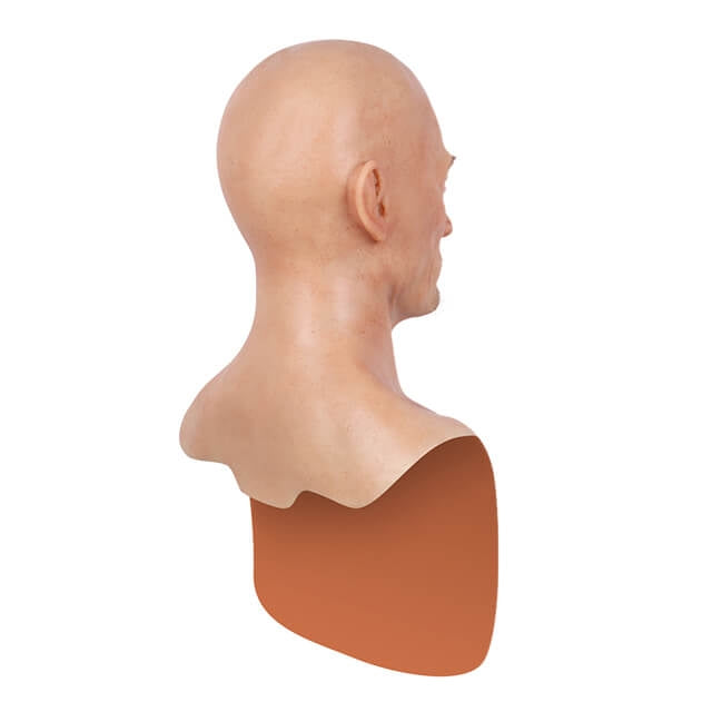 Charles Silicone Old Man Head Mask