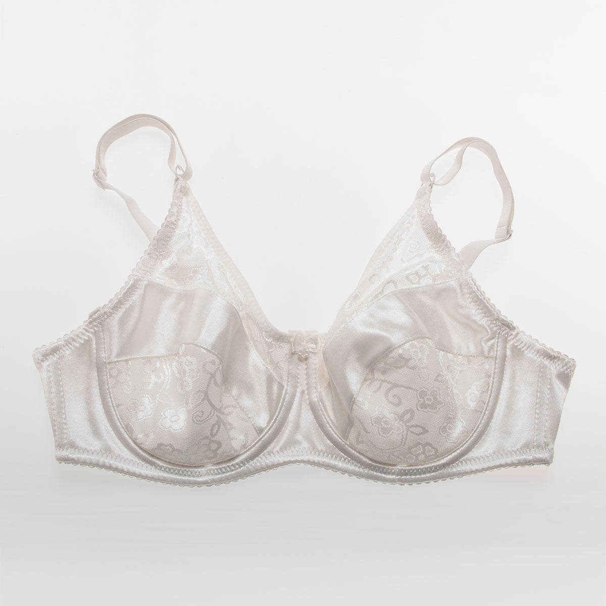 Teardrop Shaped Silicone Breast Forms with White Pocket Bra