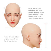 Minaky Clare Female Mask with Make-up at only $199.99