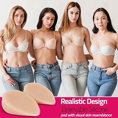 One Pair Silicone Breast Forms for Mastectomy