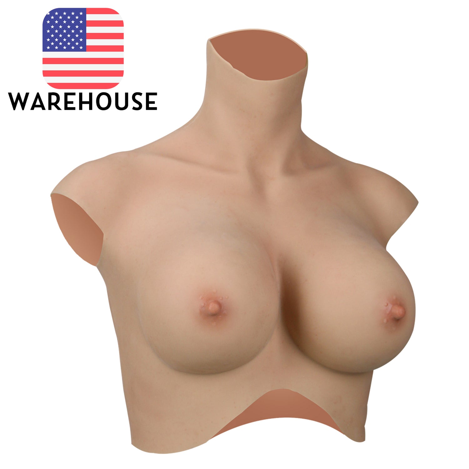 H CUP Realistic Silicone Breast Forms 7G for Crossdresser Drag Queen