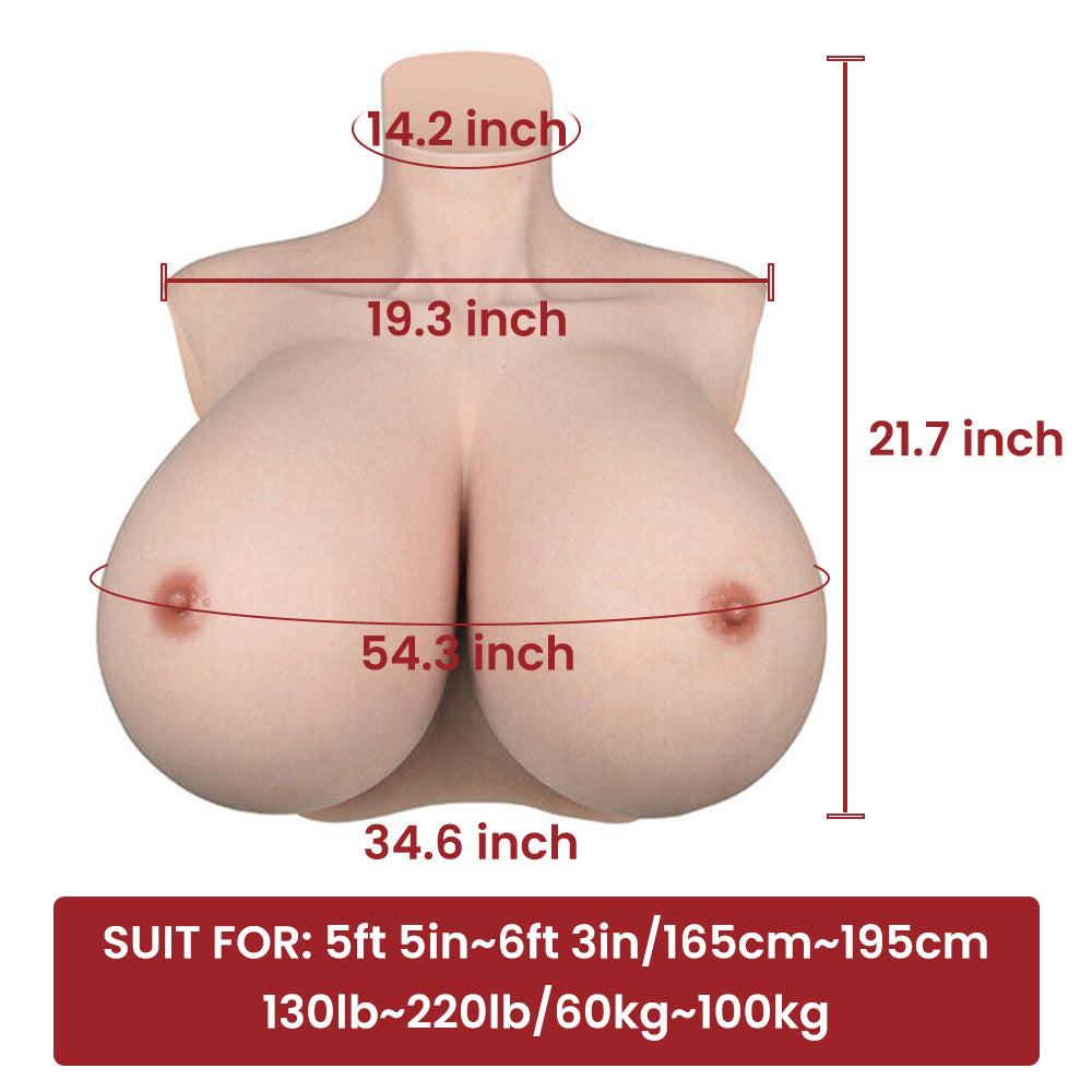 Larger Z Cup Giant Huge Boobs Breast Forms 8G