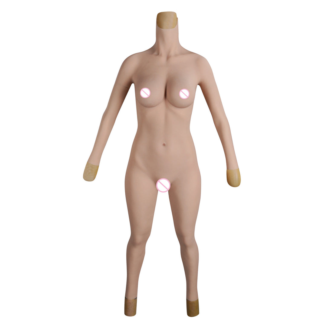 Silicone Bodysuit Breast Forms Fake Vaginal Crossdresser Drag queen 8G
