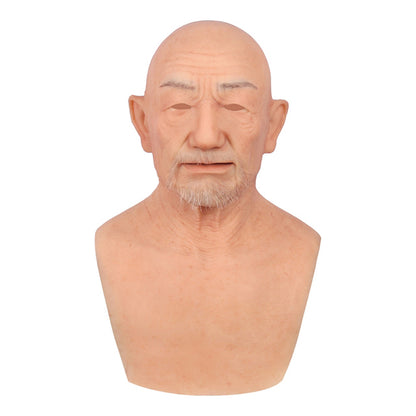 William Silicone Old Man Head Mask - KUMIHO