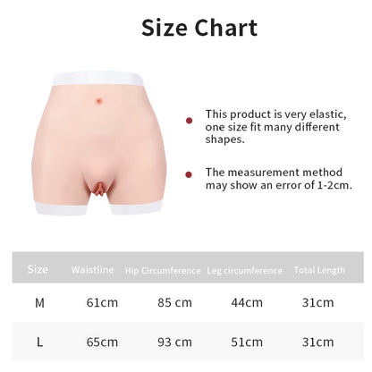 Silicone Vaginal Panties Boxer 2G